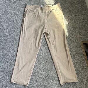 Tribal Beige Relaxed Fit Pants